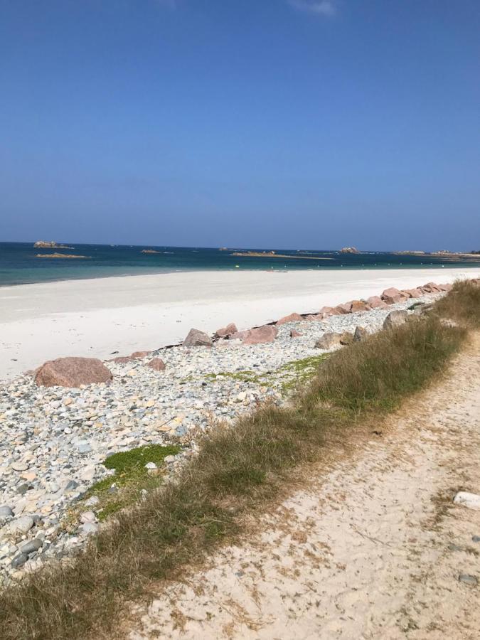 Maison 6 Pers Belle Vue Mer Piscine, Plage A 40 M Trévou-Tréguignec Exterior foto